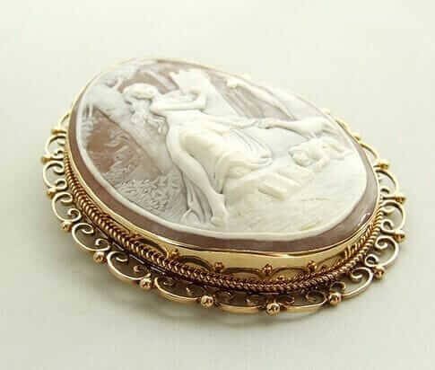 Christian Antieke broche camee