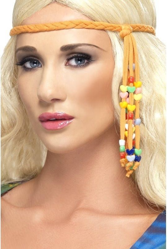 Feestbazaar 60&apos, s hippie kralen hoofdband