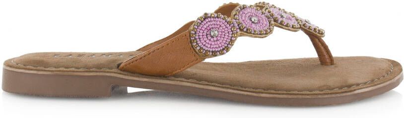 Lazamani Toe slippers rounds/beads