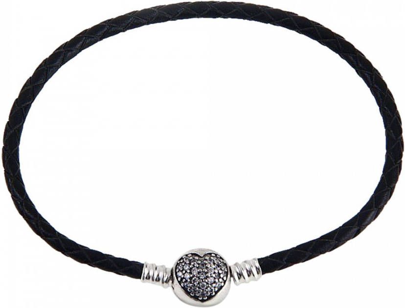 Mijn bedels Lederen bedelarmband