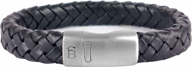 Steel&amp, Barnett Leren armband Cornall Heren