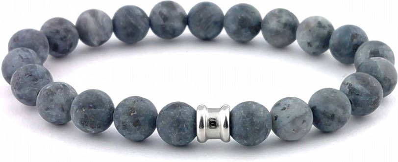 Steel&amp, Barnett Stenen armband basic Heren