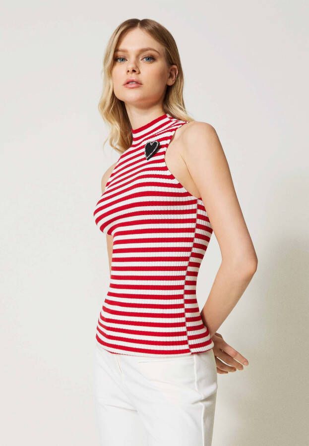 TwinSet Milano Rode Top 9559511 cpc