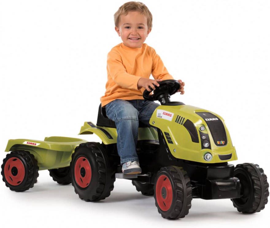 Smoby Traptractor Farmer XL Claas Arion 400 vanaf 3 jaar, met hanger