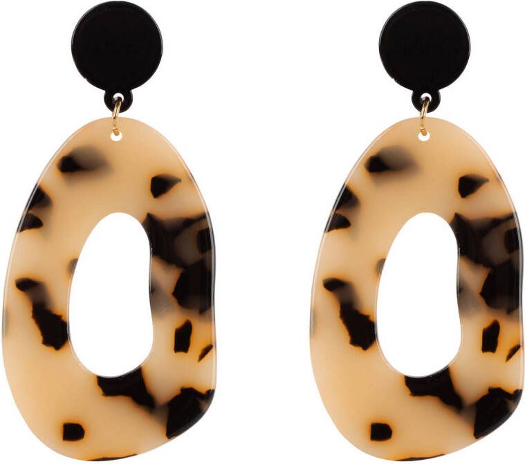Club Manhattan oorbellen Abstract Tortoise nude