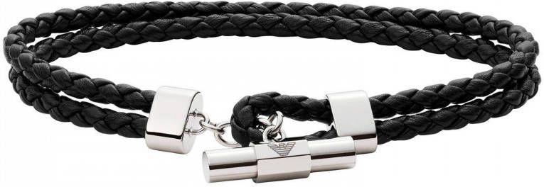 Emporio Armani Essential armband van leer EGS2851040