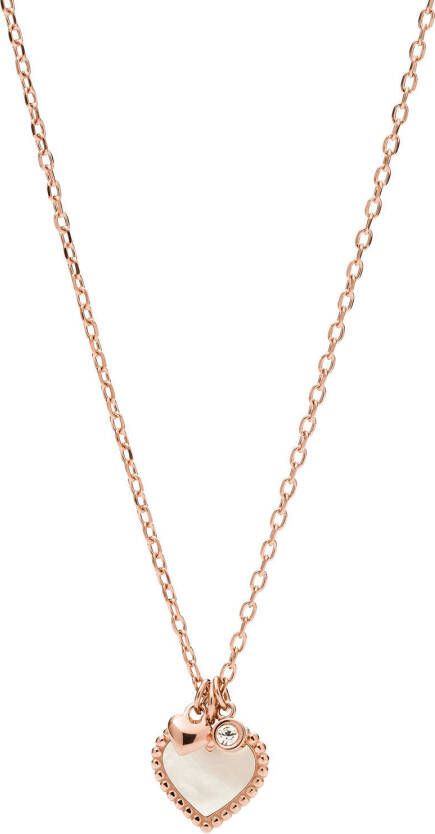 Fossil collier JF03694791 Vintage Motifs rosé