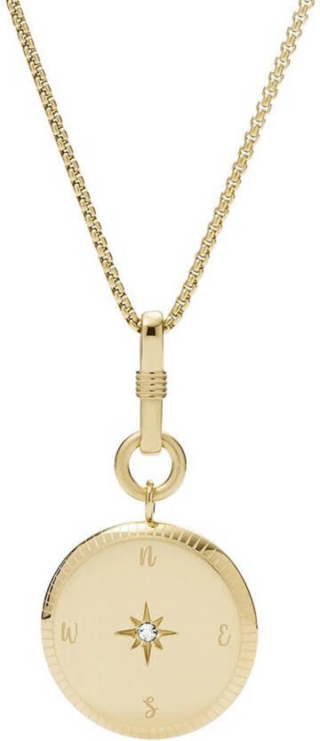 Fossil collier JF03934710 Georgia goudkleurig