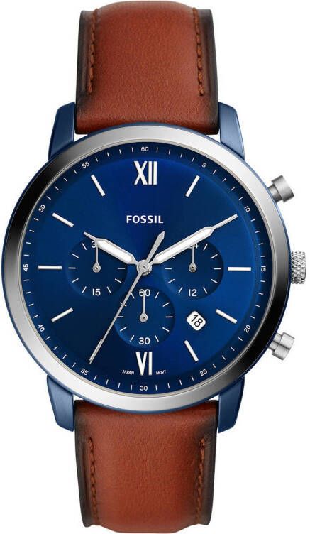 Fossil horloge FS5791 Neutra Chrono Blauw