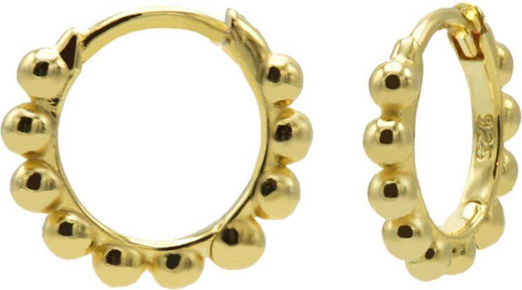 KARMA Jewelry verguld zilveren oorbellen Plain Dots