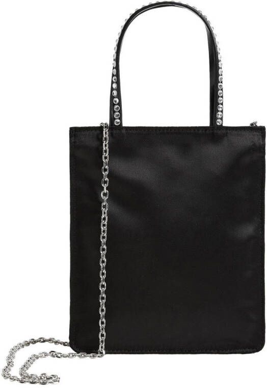 Mango handtas met strass steentjes zwart