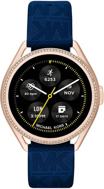 Michael Kors MKGO Gen 5E Display Smartwatch MKT5142 donkerblauw