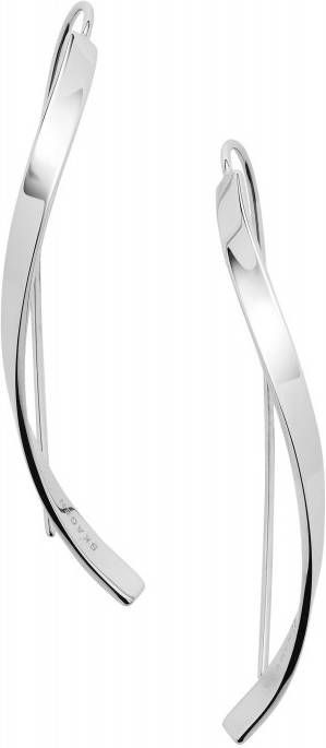 Skagen Kariana oorstekers met zilverkleurige plating