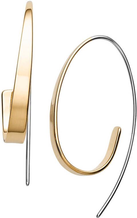 skagen Kariana oorbellen met goudkleurige plating
