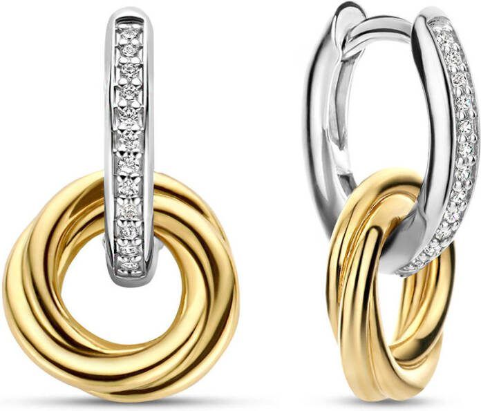 TI SENTO Milano Oorbellen 925 Sterling Zilveren Earrings 7857 Goudkleurig