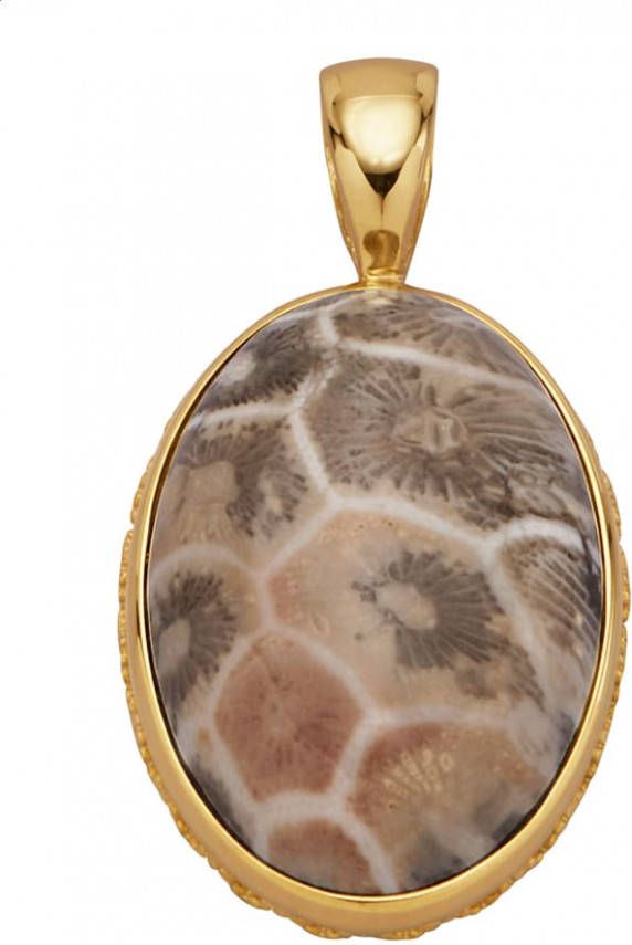 Diemer Farbstein Hanger met koraal Beige