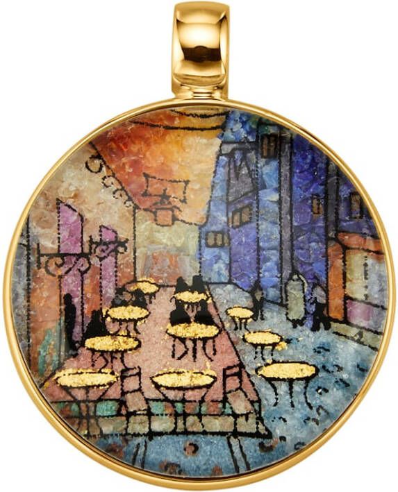 Diemer Farbstein Hanger met edelsteenschilderij Multicolor