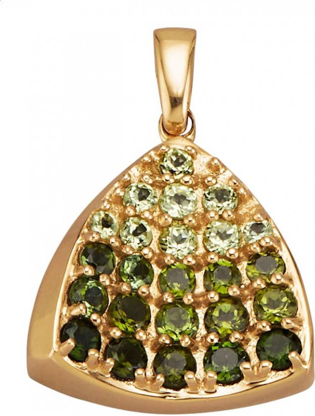 Diemer Farbstein Hanger met edelstenen Groen