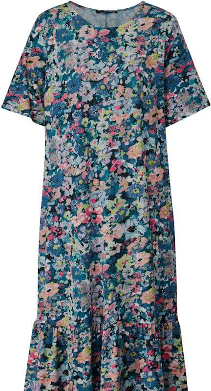 Sara Lindholm Jersey jurk Multicolor