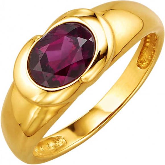WENZ Damesring met tocantin granaat Goudkleur