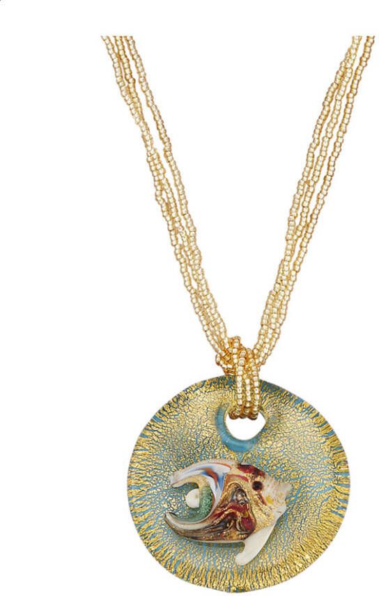 KLiNGEL Hanger met ketting van Muranoglas Multicolor