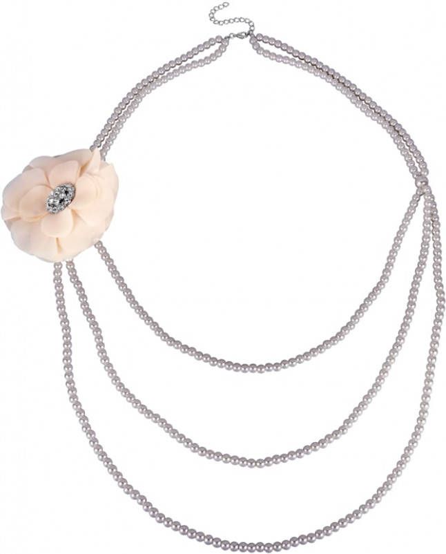 Ketting met broche KLiNGEL Zilverkleur
