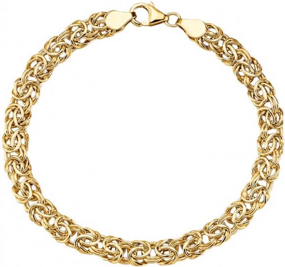 KLiNGEL Koningsarmband van 9 kt. Geelgoudkleur